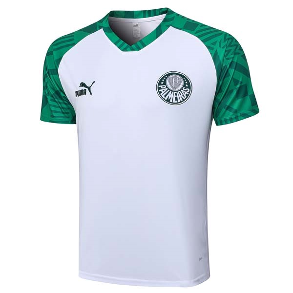 Camiseta Entrenamiento Palmeiras 2023 2024 Blanco Verde
